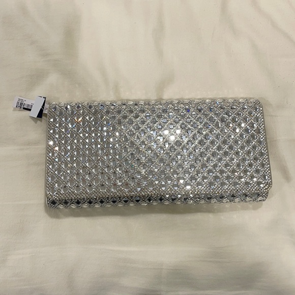 NWT! Rhinestone clutch